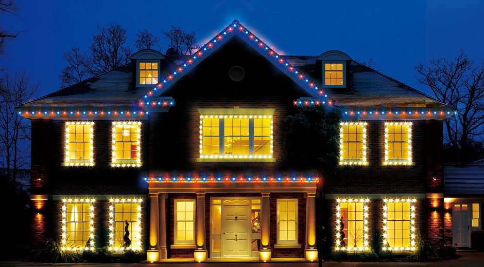 a home decorated with led bulbs 