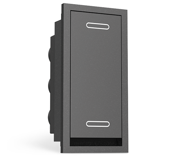 Adora-FL-GB-1-Way-Swi-with-Indi-1-Module-grey