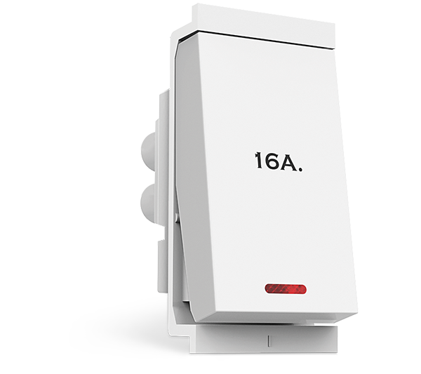 Adora-XL-WH-Bell-Push-Swi-With-Ind-white