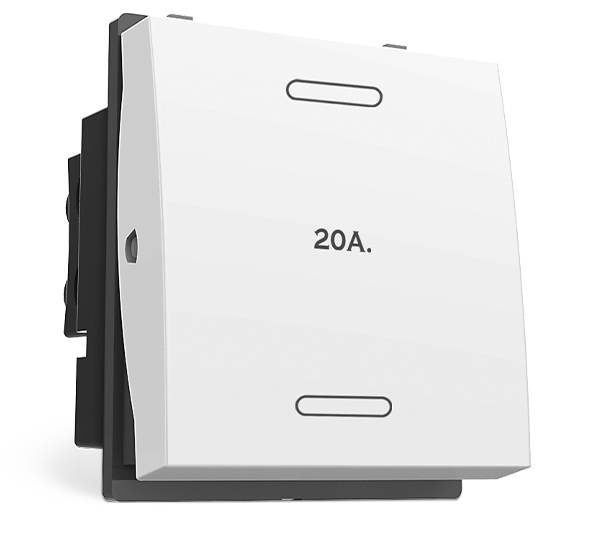 Leo-CX-WH-10AX-1-Way-Switch-1-Module