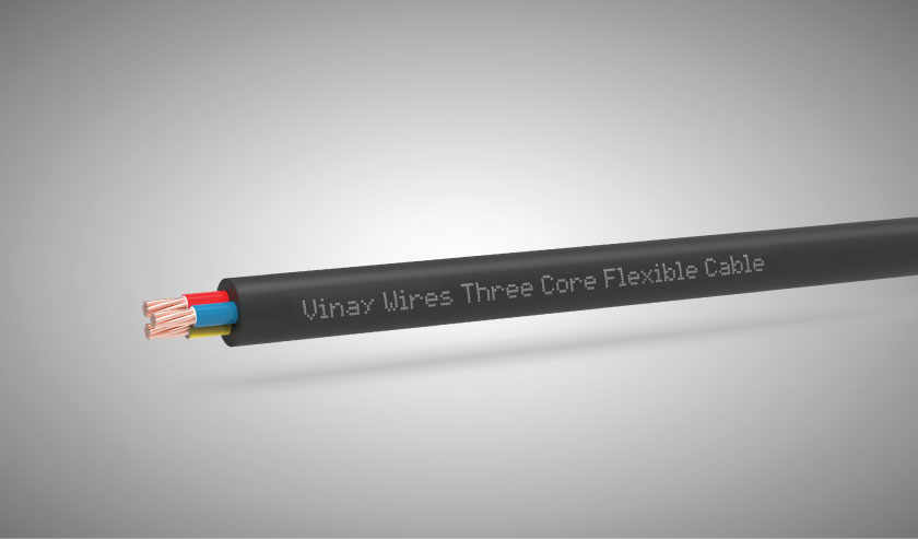 Thre Core Flexible Cable